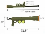 Dog Tennis Toy Gun Pet Training Toy Flying Discs Remote Speed Agility Equipment Dog Interactive Toy Guns