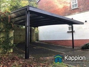 Double cantilever carport canopy bus shelter 2 car parking canopy tent