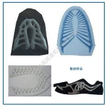 Double head high frequency plastic welder for shoes upper/vamp