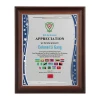 Double-sided star design plaque awarding supplies wooden plaque