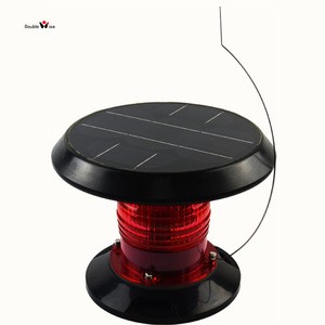 Doublewise Medium Intensity Tower Solar Power LED Aviation Aicraft IoT Building Obstruction Light
