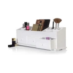 Drawer Beauty Organizer 3 Drawers Wooden Cosmetic Storage Box for Neat Organize Storing of Makeup Tools wooden storage box