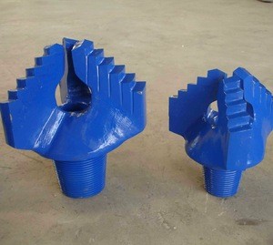 Drilling drag bit, Chevron step drill bit for clay sand water well drilling