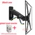 Import dual Long arm50-60&quot; 14-23kg air press Gas spring F400 full motion Monitor wall bracket LCD PLASMA tv mount lcd holder support from China