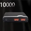 Dual USB port fast charge 20000mah mobile power bank mobile phone charger LED display mobile power bank