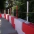 Durable Go karting Barrier Rotomoding Plastic road/ traffic barrier high quality for hot sale patent in hands