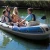 Import Durable High quality PVC Inflatable canoe fishing boat inflatable kayak 2 person with pedals &amp; paddle Various sizes from China