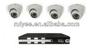 DVR-6004KS 4CH Channel Home CCTV Surveillance Security H.264 DVR Cameras System 3G Kit