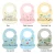 Easy Cleaning Waterproof Pure colors and Custom Printing 2021 Silicone Baby Bibs Adjustable