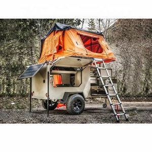 ECOCAMPOR Camping Campers Trailer  with Roof Top Tent for sale