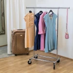 Economic Foldable and Flexible Garment Clothes Racks