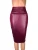 Import Ecowalson  Women PU Leather Skirt High Waist Slim Party Pencil Bodycon Hip Skirt from China
