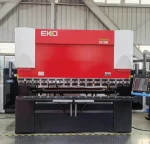 EKO 130 ton 3000mm hybrid press brake back gauge cnc controller machine for sheet metal bending