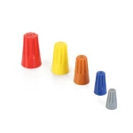 electrical p6 red color heat resistant different types screw-on wire connectors
