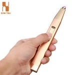 Electronic Candle Lighter Arc Windproof Flameless Safety for Home Kitchen BBQ Camping Stove USB Rechargeable Lighter