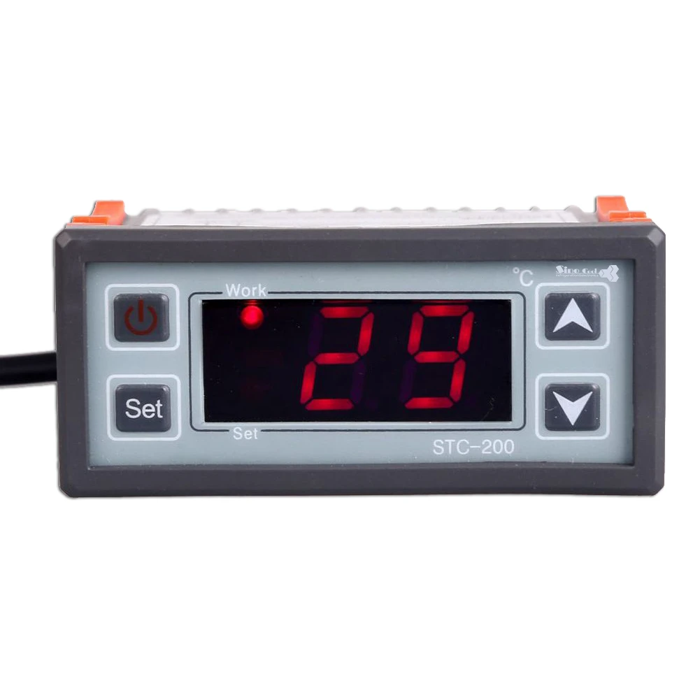 Electronic digital Microcomputer temperature controller thermostat  switch cold storage thermostat STC-200