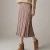 Import Elegant women custom order winter under knee length pleated knit long skirt from China