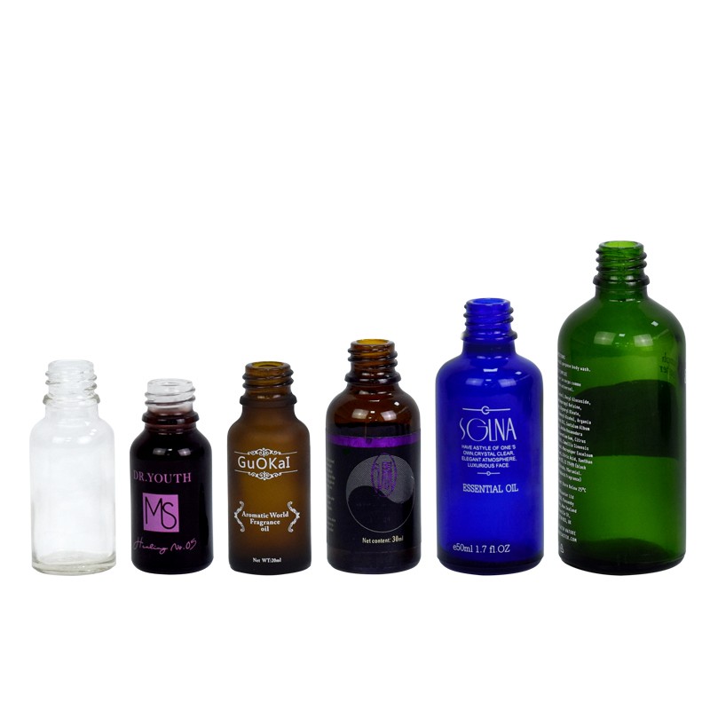 empty 10ml 15ml 20ml 30ml 50ml 100ml  cosmetic glass bottle packaging skin care lotion serum essential oil bottle dropper bottle