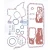 Import Engine parts lower gasket kit 3800833 diesel engine spare part overhaul kit from China