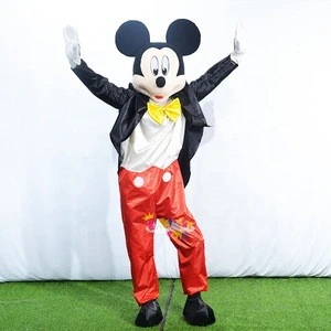 Enjoyment CE mouse mascot costume / mickey and minnie mascot costume