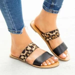 European and American fashion shoes womens sandals 2021 PVC Flat womens Beach slide diamond slippers womens sandals