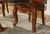 Import European style solid wood Dining room furniture chair Leather antique restaurant chair from China