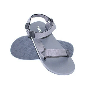 Eva Latest Casual Footwear Summer New Shoe Rubber Wholesale Design Cheap Beach Flat Man Sandal