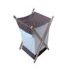 Fabric homegoods handle type carry bag baby clothing storage folding foldable laundry hamper/basket