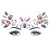 Import Face Gems Rave Festival Jewels Stick On Crystals Bindi Rainbow Rhinestone Temporary Tattoo Face Rocks Body Stickers from China