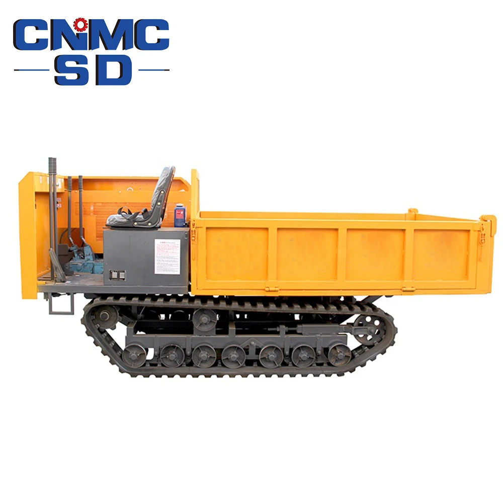 Factory 3000KG CE Certificated CNMC-SD3T Mini Track Dumper Trailer Construction  Agriculture  Dumper