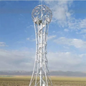 Factory direct sale of long life 8m, 10m forest fire observation tower, observation tower manufacturer