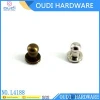 Factory direct supply bag accessory rivet for handbag feet brass round head rivet metal nipple studs