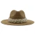 Import Factory Outlets Summer Sunscreen Men Panama Straw Breathable Hat Fashion Luxury Cowboy Weave Hat With Bling Rhinestone Hat Band from China