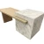 Import Factory price artificial quartz stone countertops table tops Kitchen island calacata white  customized one-stop solution from China