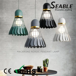 Factory price best quality badminton lampshade bathroom kitchen design pendant light