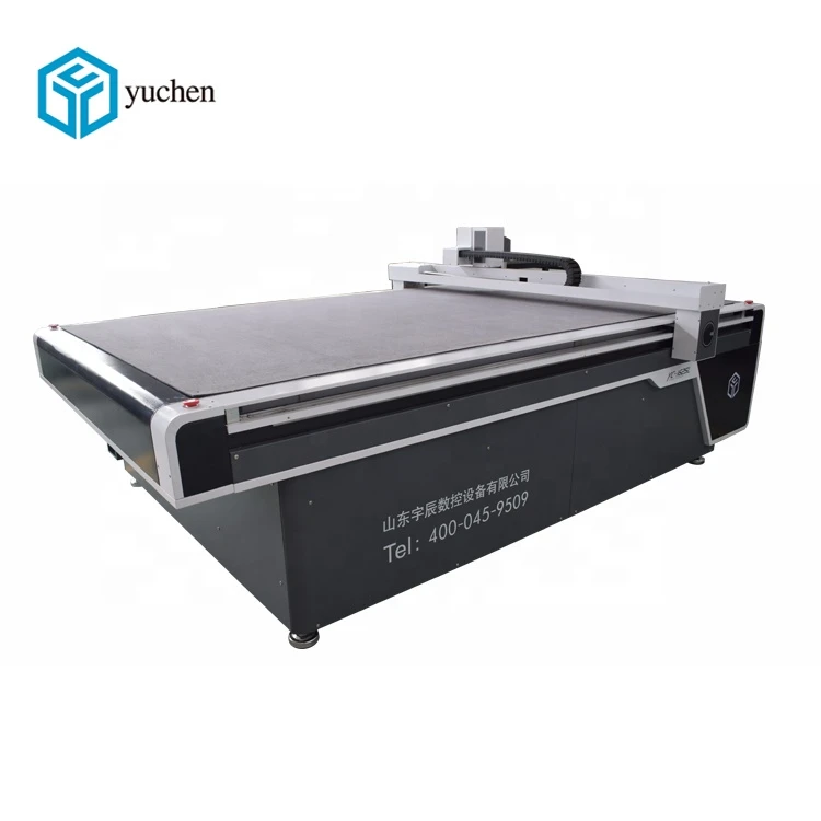 Factory Price  cutting machine for artificial leather and genuine leather from JINAN YUCHEN