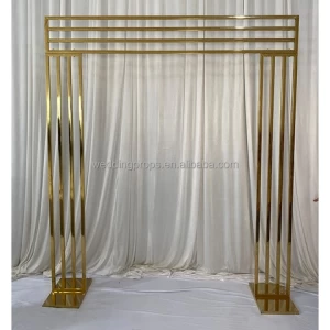 Factory Price wedding flower metal arch stand backdrop wedding decoration