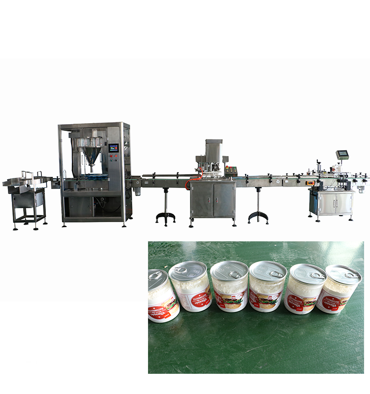 Factory production powder mixing and filling machine for powder