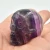 Import Factory Wholesale 2 inch Natural Stone Carving Crafts Rainbow Fluorite Human Head Skull from China