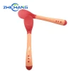 Factory wholesale hot changing color baby silicone feeding temperature spoon