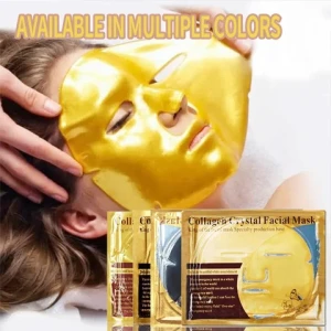 Factory wholesale hydrating moisturizing nourishing and repairing skincare facial mask gold 24k collagen facial sheet mask