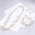 Import Fashion Bridal Wedding Jewelry Sets Sweet Multi-laye Imitation Pearl Necklace Earring And Bracelet Sets Ladies Jewelry S441 S442 from China