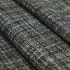 Fashion new spring flimsy 40% wool checked circle yarn tweed woolen fabric for coat