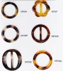 Fashion Resin/Acrylic Adjustable belt ring Buckles For Belt