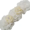 Fashion White Wedding Flower Sash Maternity Sash Wedding Flower Belts For Dresses