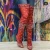 Import Fashion winter ladies high heels shoes sexy bandana long women thigh high heels boots from China