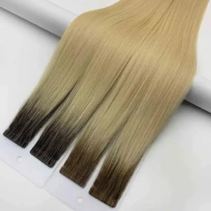 Fasimei 2024 New Design high quality cuticle aligned hair products invisible tape in extensions human hair extension