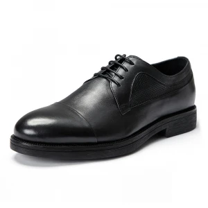 Fasion Best Male Elegant Pumps Bespoke Leather Dress Shoe Cow Leather Breathable Casual Wingtip Black Loafers GENUINE Leather