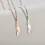 Import Feather necklace titanium steel pendant stainless steel necklace from China