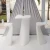 Fiberglass Wing bar table and stool chairs luxury indoor outdoor beach coffee shop furniture set